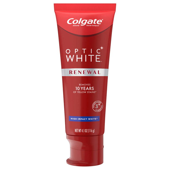 Kem đánh răng Colgate Optic White Renewal 116g Mỹ