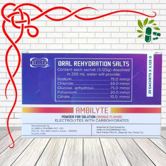 AMBILYTE (oral rehydration salts) 25 sachets Lazada PH