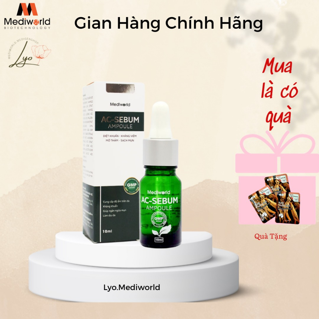 Serum mụn AC SEBUM AMPOULE Mediworld - LYO