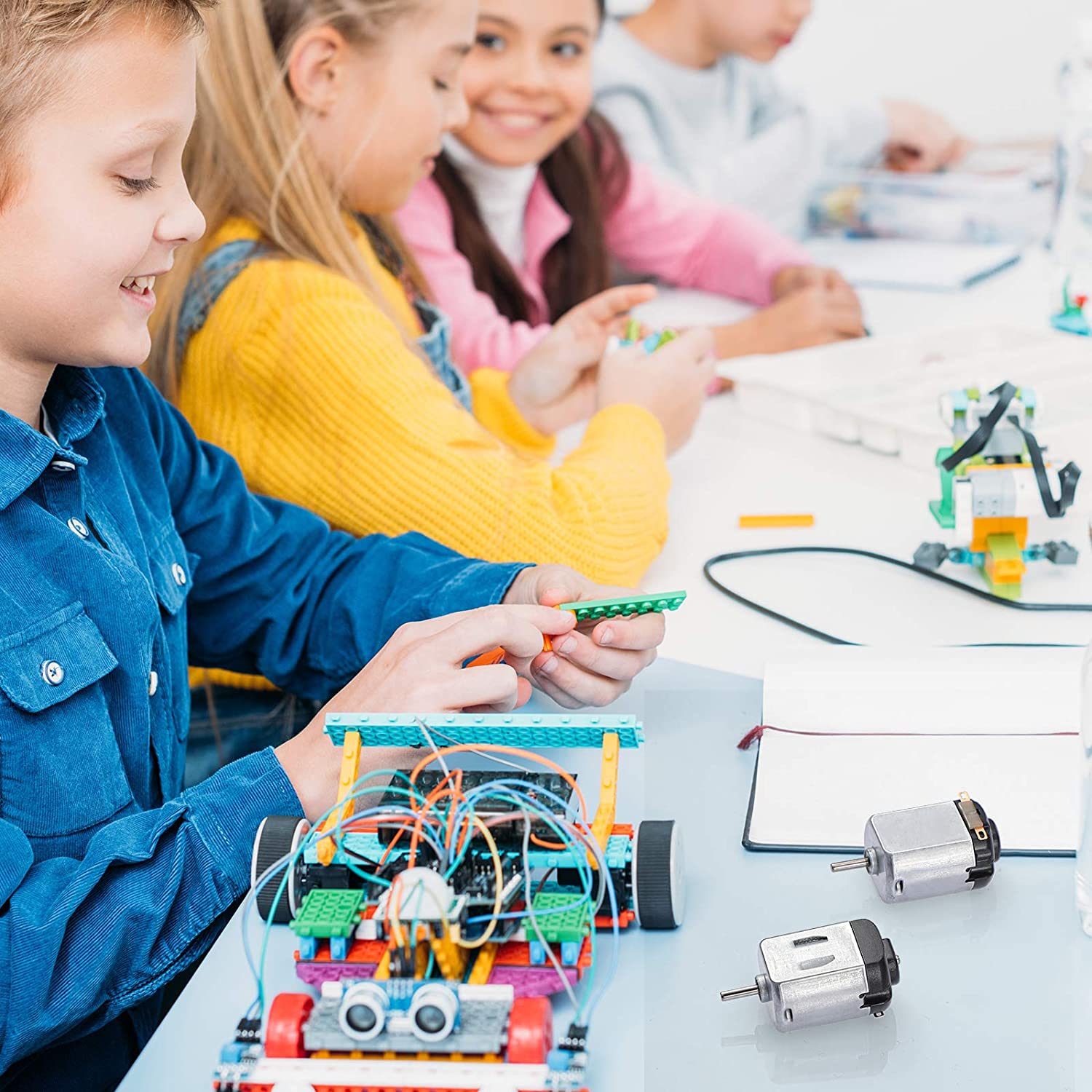 DC Motor Fan Set For Kids Electronic Science Project- As Photo by Akram ...