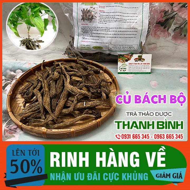 Củ bách bộ 100g - hàng công ty 100% tự nhiên