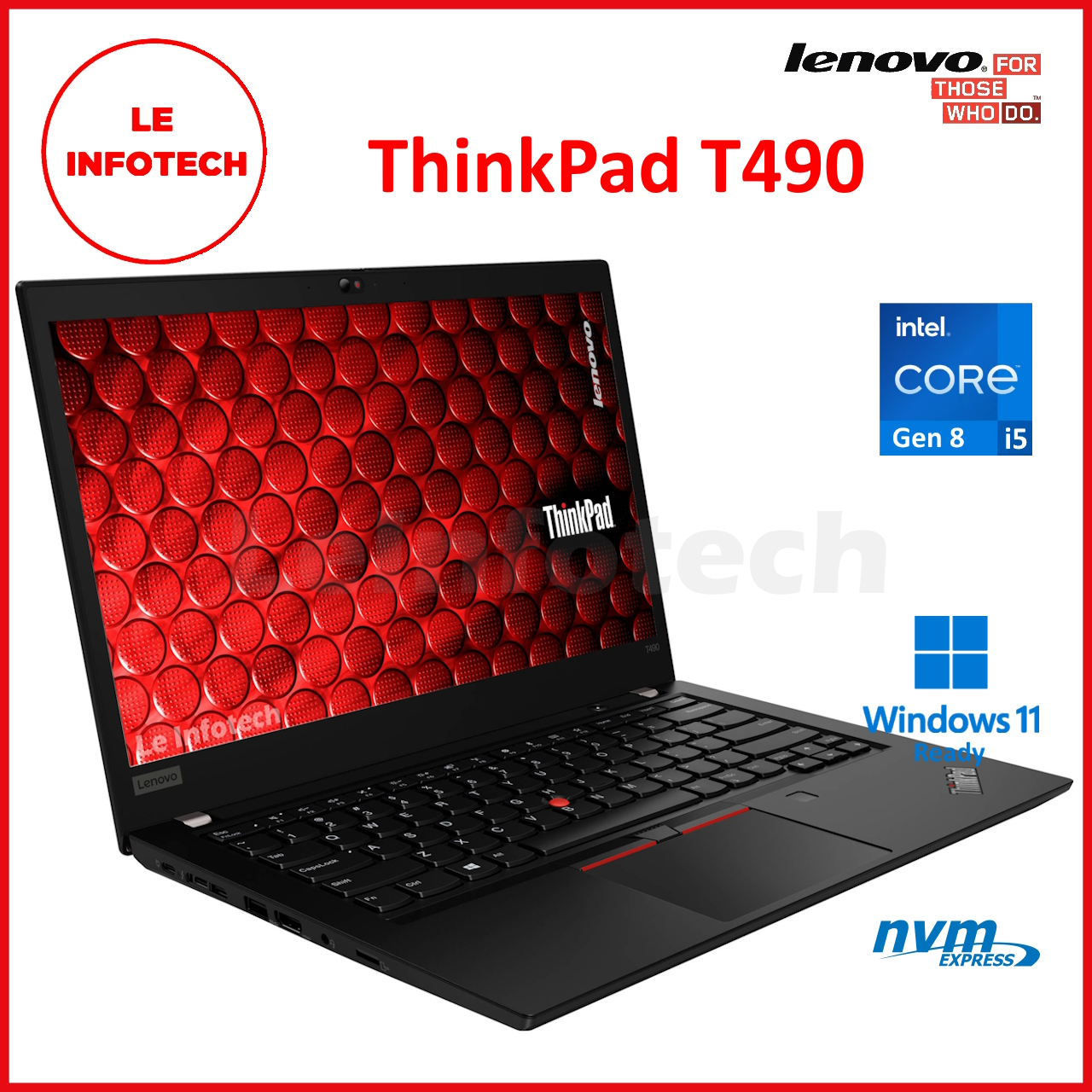 Lenovo ThinkPad T490 14” Laptop Gen8 Intel Core i5/i7 RAM 8/24
