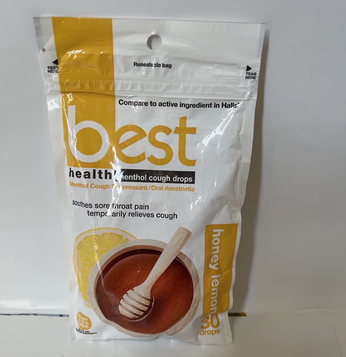 Kẹo mỹ ngậm ho BestHealth Soothes Sore Throat Pain 30 viên-Cửa hàng đồ Mỹ TPT