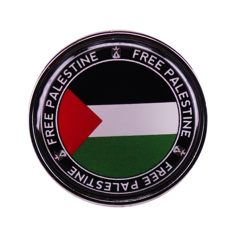 Palestine Palestinian Flag Pin Badge Brooch