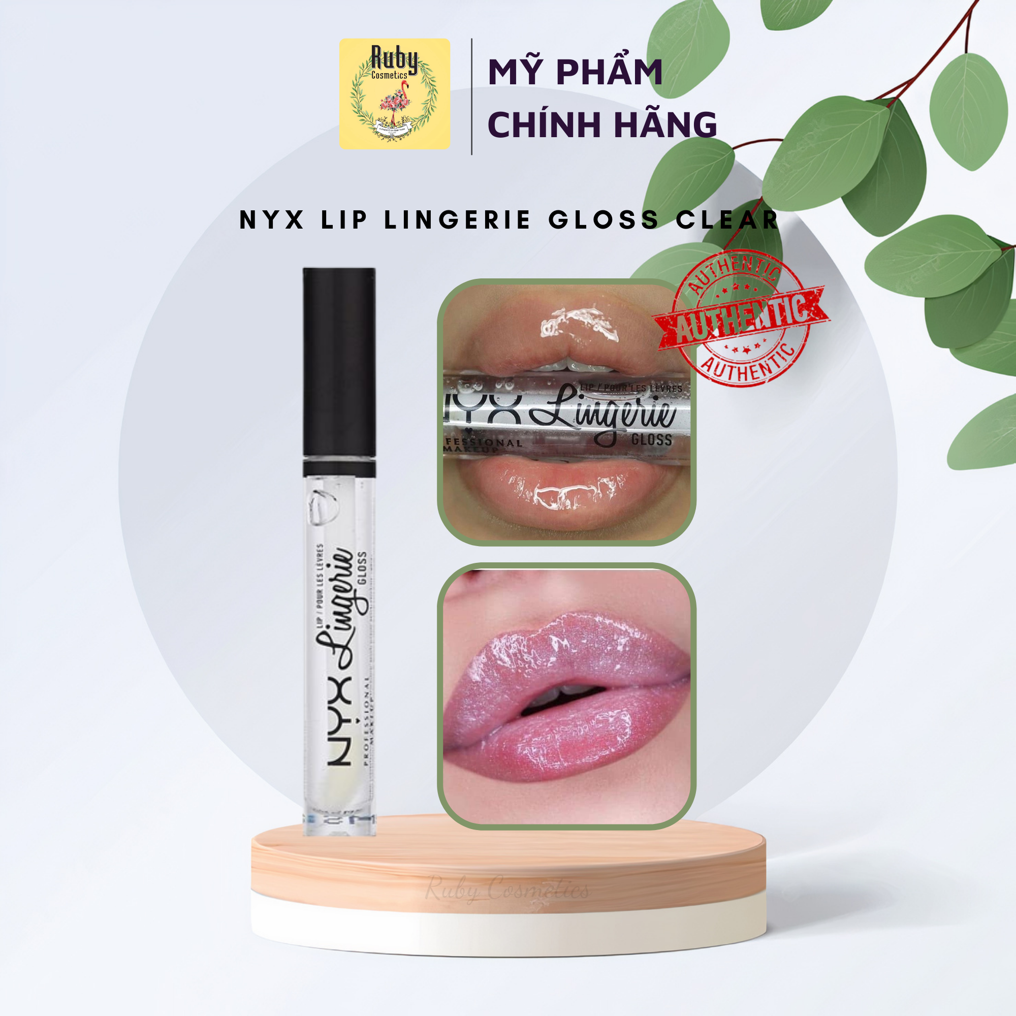 Son Bóng NYX Lip Lingerie Gloss Clear (3,4ml)