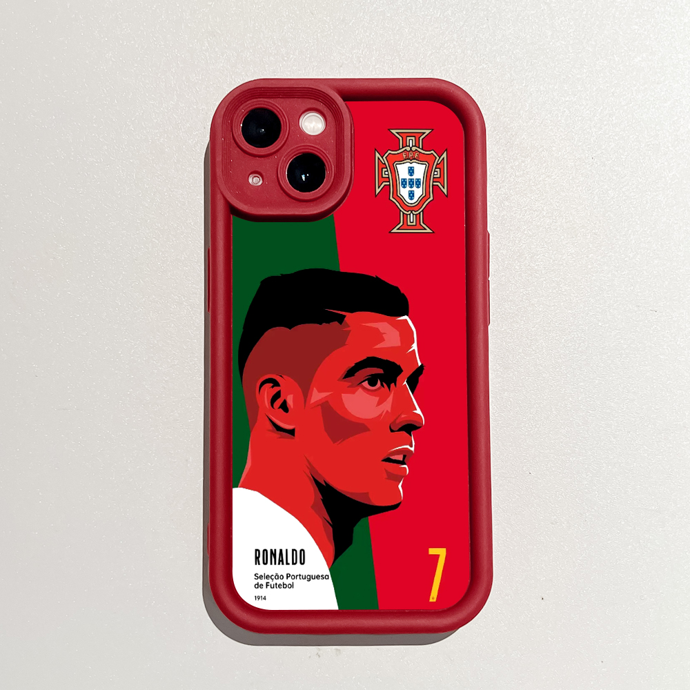 ZCSIBORUI for OPPO A36 A76 Back Cover Football Athletes Cristiano