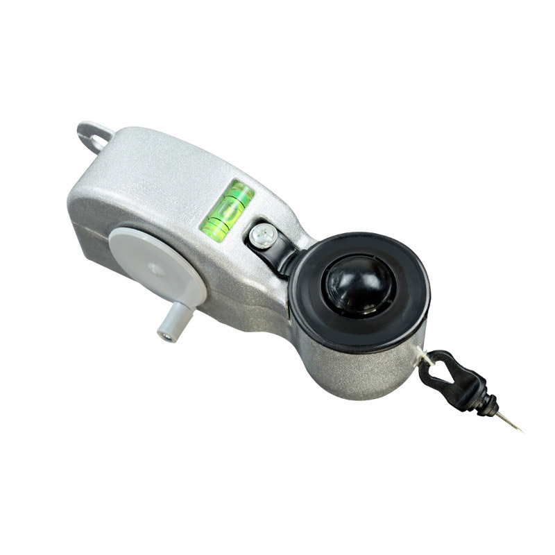 Aluminum alloy ink bucket metal marking tool for woodworking, hand cranked ink bucket level, craftsman's tool
