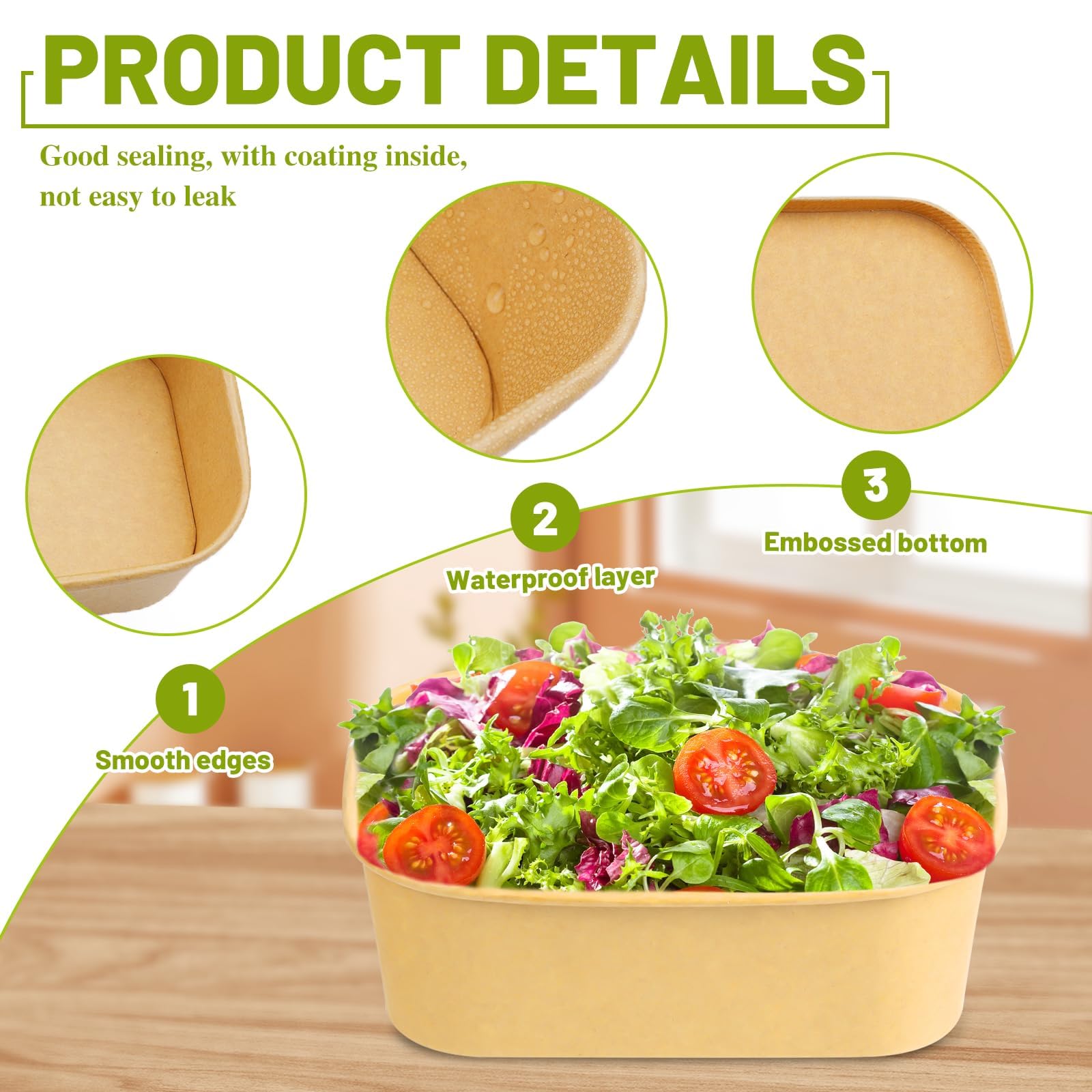 25pcs/Set Lunch Box Kraft Paper Square Fast Food Packaging Box Paper ...