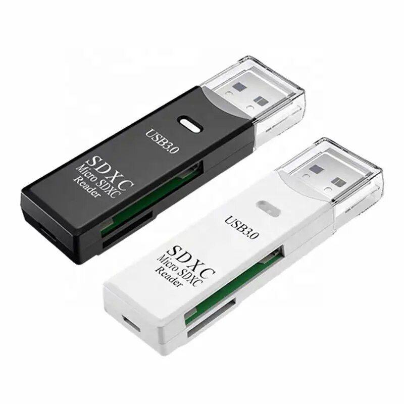 Mini High Speed 2 In 1 Multi Card Reader USB 3.0 Micro SD TF Card Memory Flash Drive Adapter
