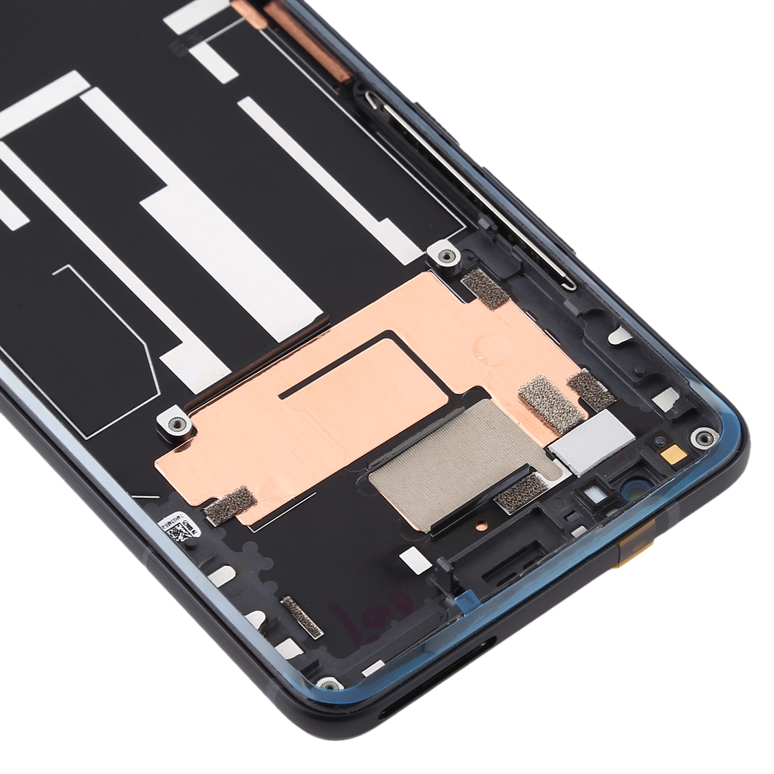 Tấm mép viền khung giữa cho HTC U11 + (màu đen) (zshs)
