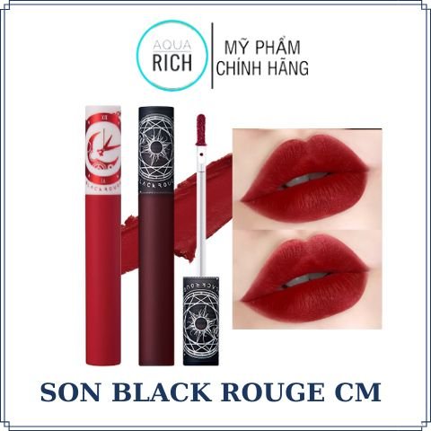 Hàng có sẵn Son Kem Lì Black Rouge Cream Matt Rouge Son Kem Black Rouge Đen