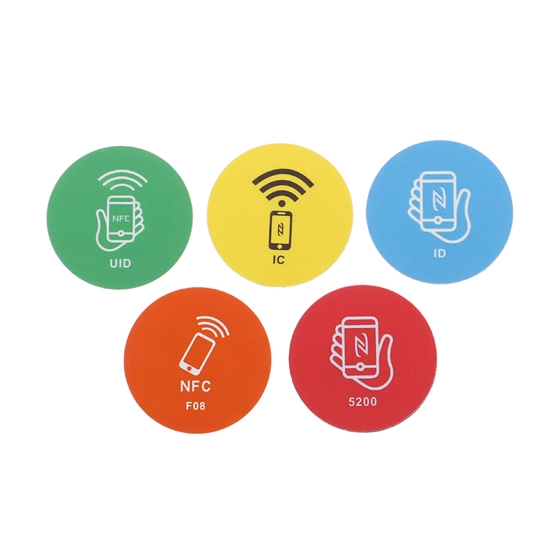 RFID Rewritable Sticker Keytag Anti Metal Interference Label Writable Key Token Tag Card Duplicate.