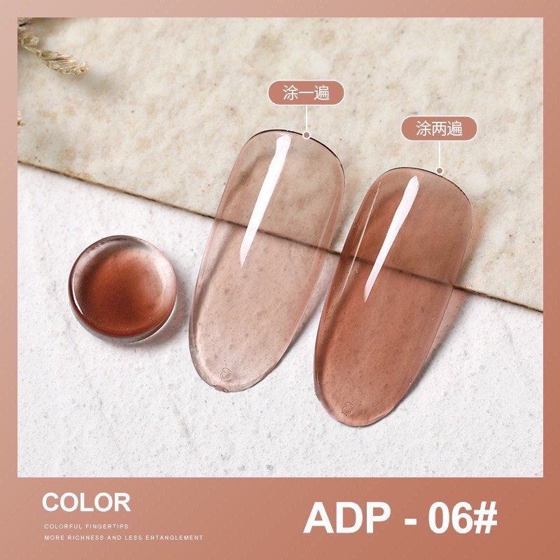 Sơn gel as mã adp - màu thạch | chai đỏ 15ml
