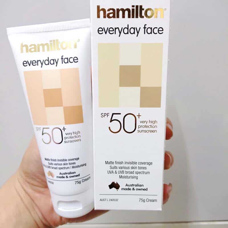 Kem chống nắng hamilton 75g