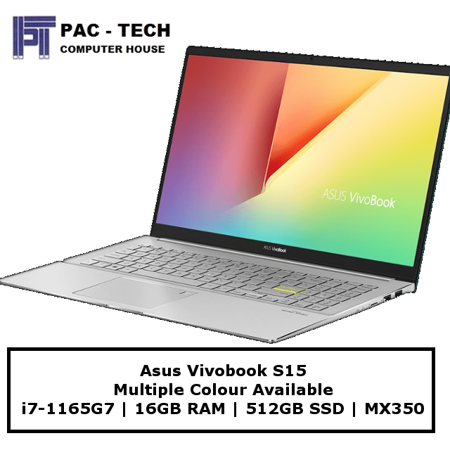 Latest Model]Asus Vivobook S15 S533EQ i7-1165G7 16GB RAM