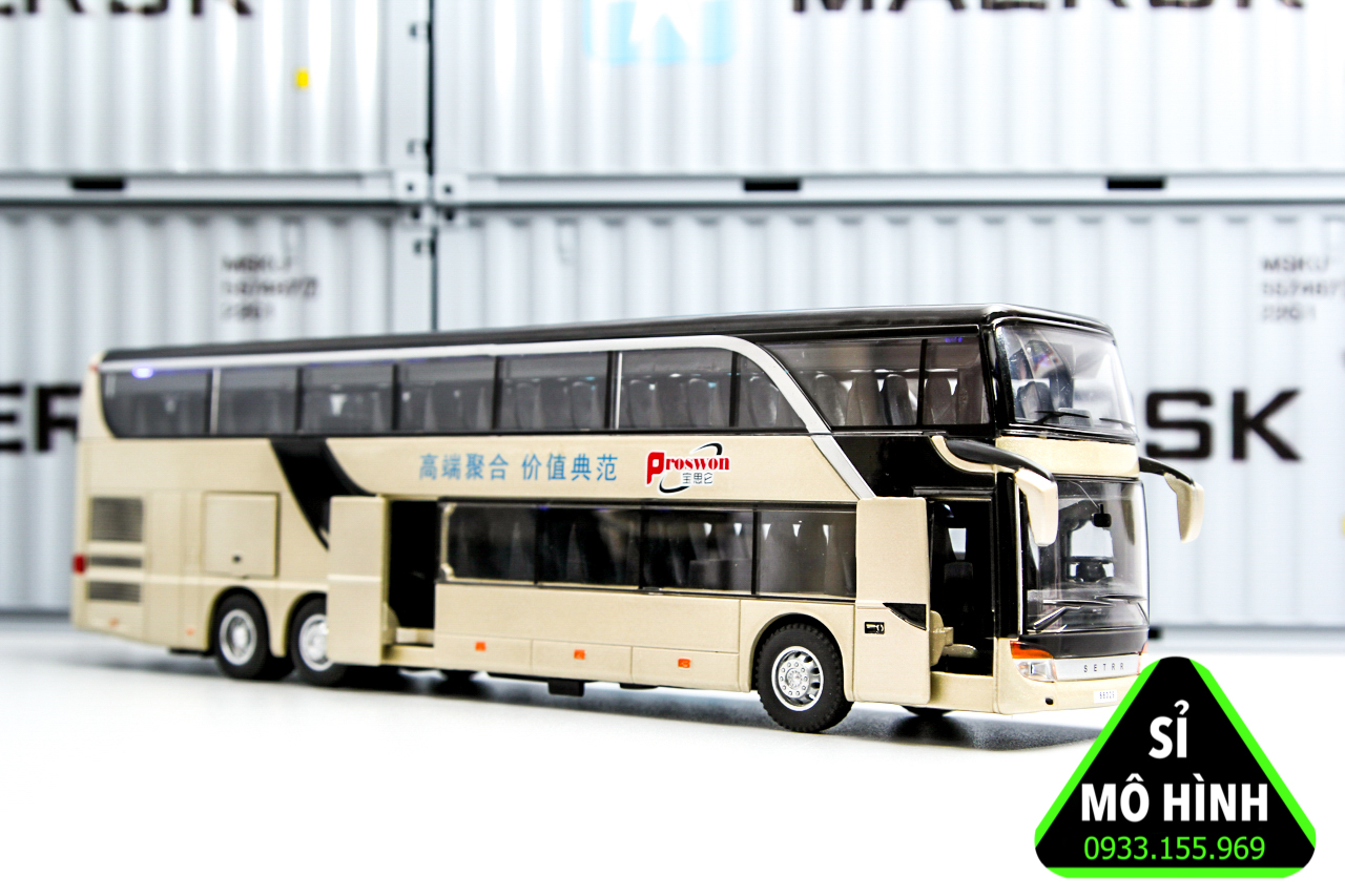 [HCM][ Sỉ Mô Hình ] Mô hình xe khách xe bus hai tầng