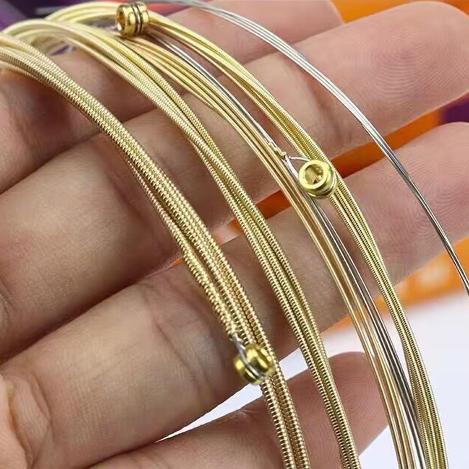 Kowaku 6x Dây đàn Guitar Acoustic dây đàn guitar cho Accs phụ tùng các thành phần
