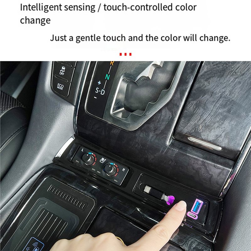 USB Fast Charging Center Console for Toyota Alphard/Vellfire with Pull-Out Cable Super Fast Charge Replacement Part.