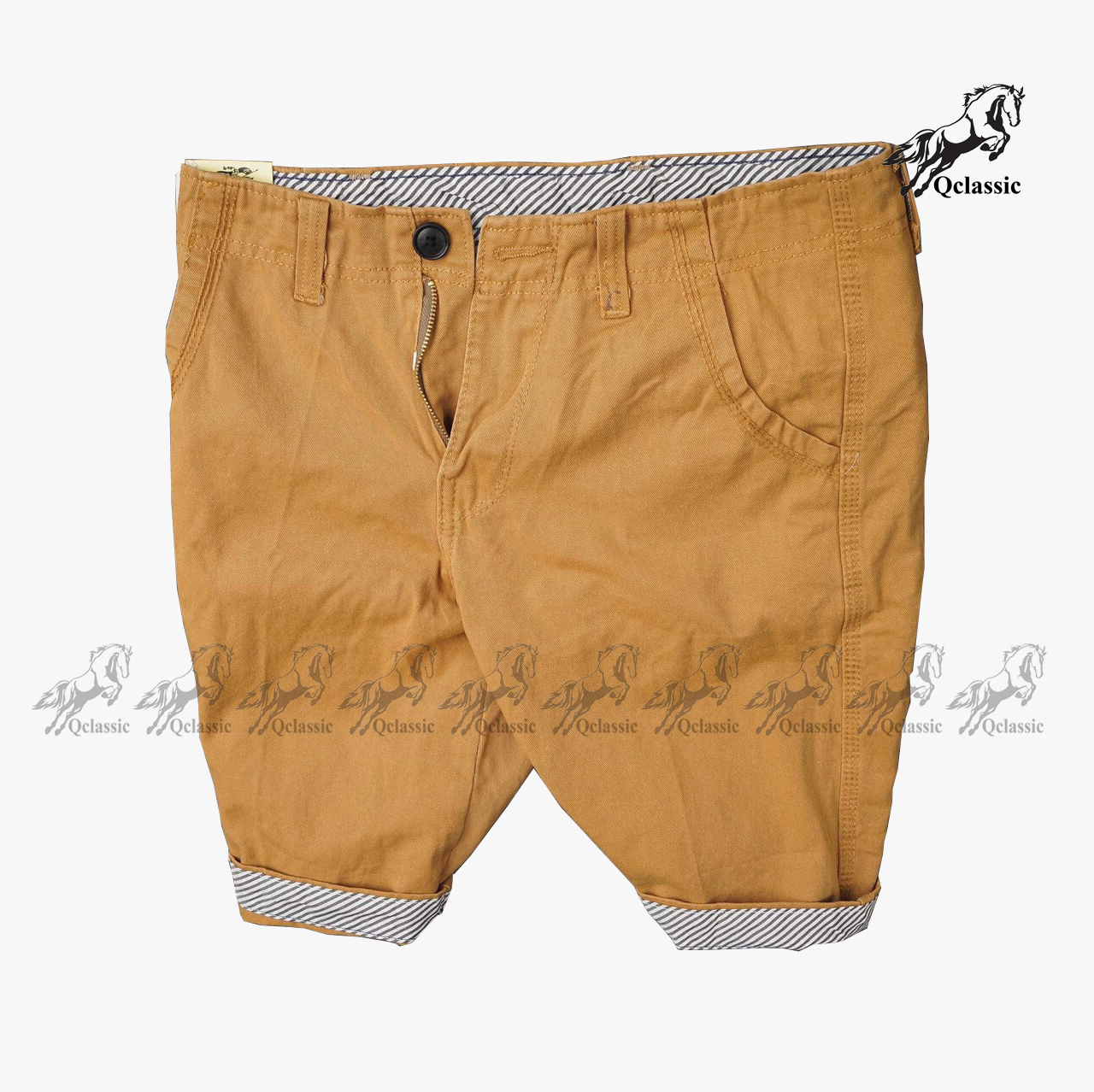 Quần short nam dây kéo mềm mịn