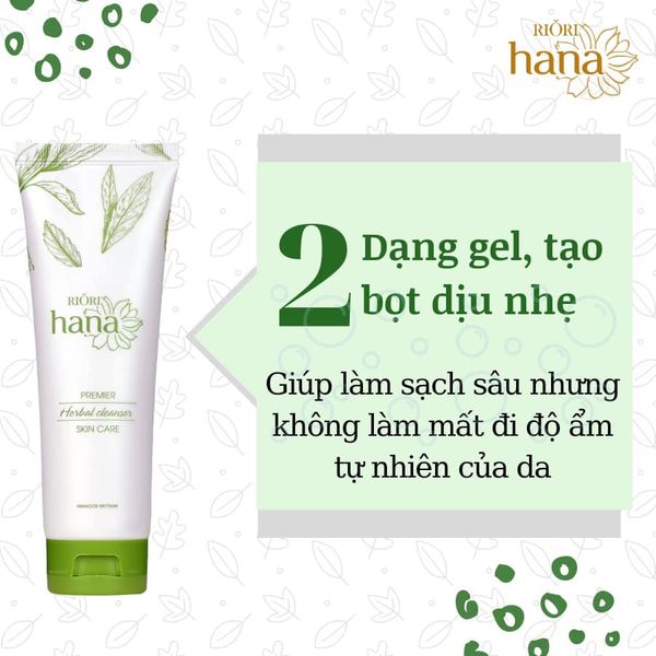 [MUA 1 TẶNG 1] Sữa Rửa Mặt Thảo Dược Riori Herbal Cleanser 120g.