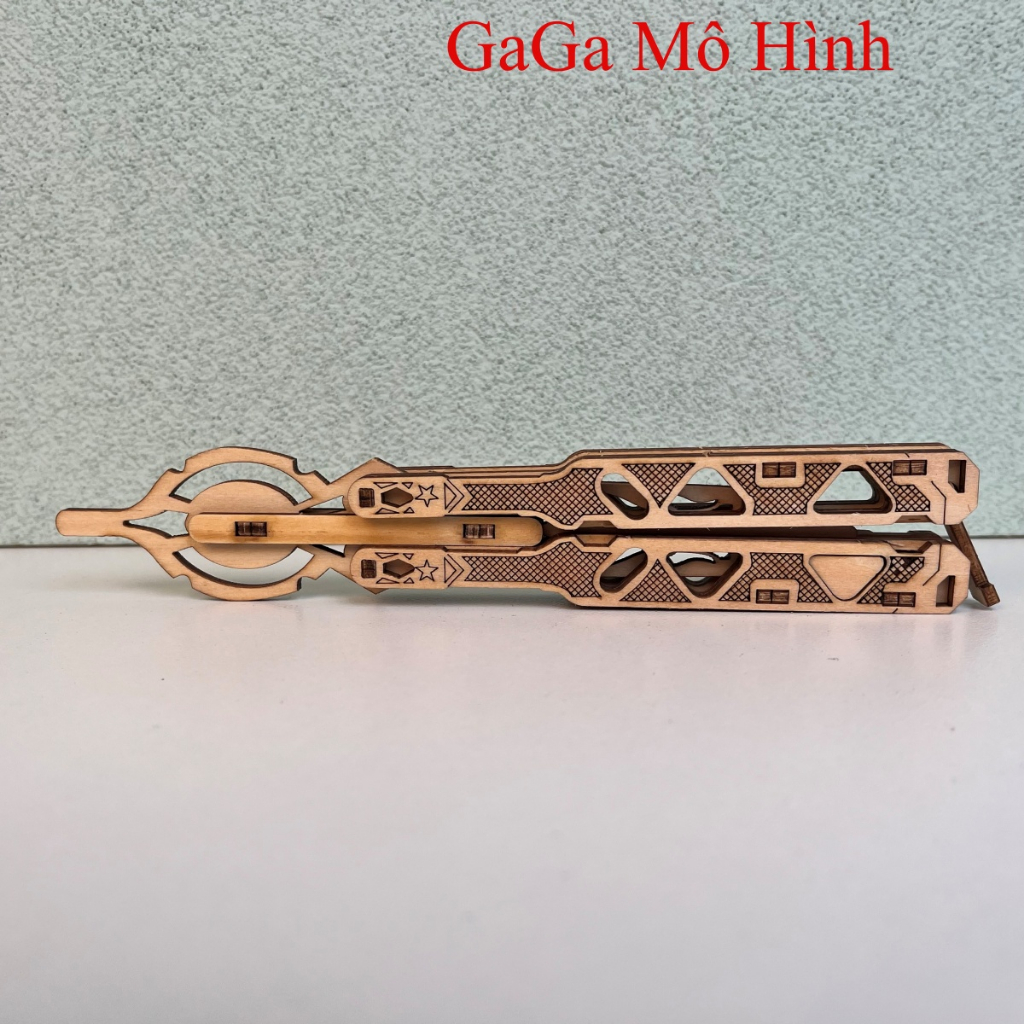 Mô hình csgo karambit butterfly bằng gỗ lắp ráp - gagamohinh