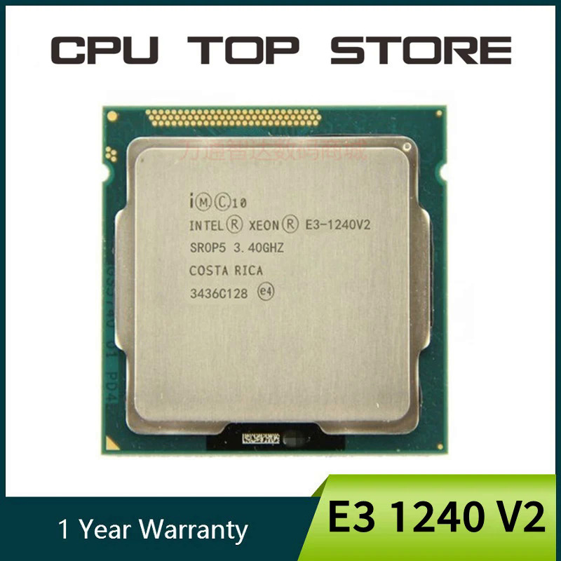 Sử dụng in xeon e3 1240 v2 8m bộ nhớ cache 3.40 ghz sr0p5 lga 1155 e3 1240-v2 cpu bộ vi xử lý
