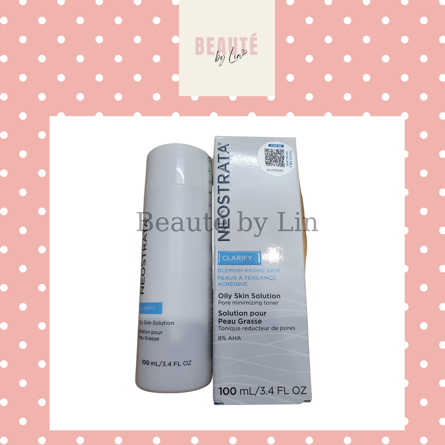 Toner Neostrata AHA 8 oily skin solution 100 ml ( Mẫu mới nhất 2022)