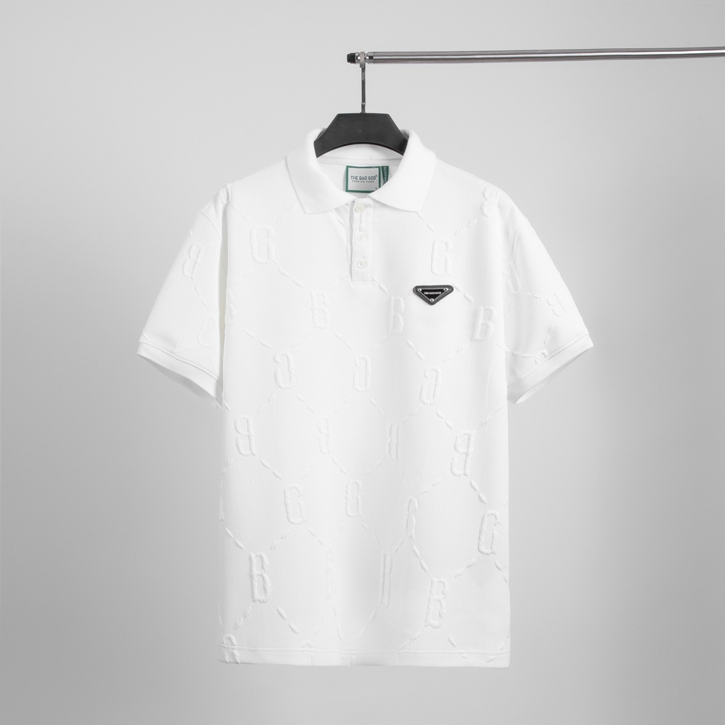 [Mã FAFRIDAY giảm 10k đơn 99k] Áo Polo The Bad God Triangle Pattern