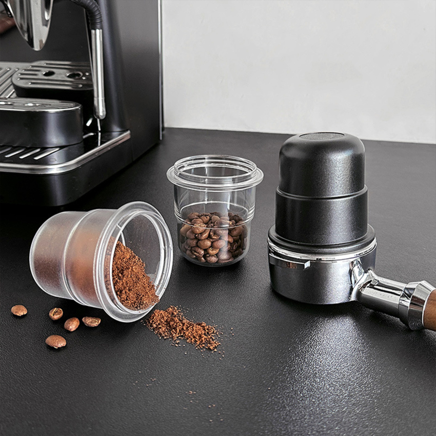 58mm liều bột cup Tương thích với 58mm Espresso portafilter xếp chồng Máy pha cà phê Espresso phụ kiện