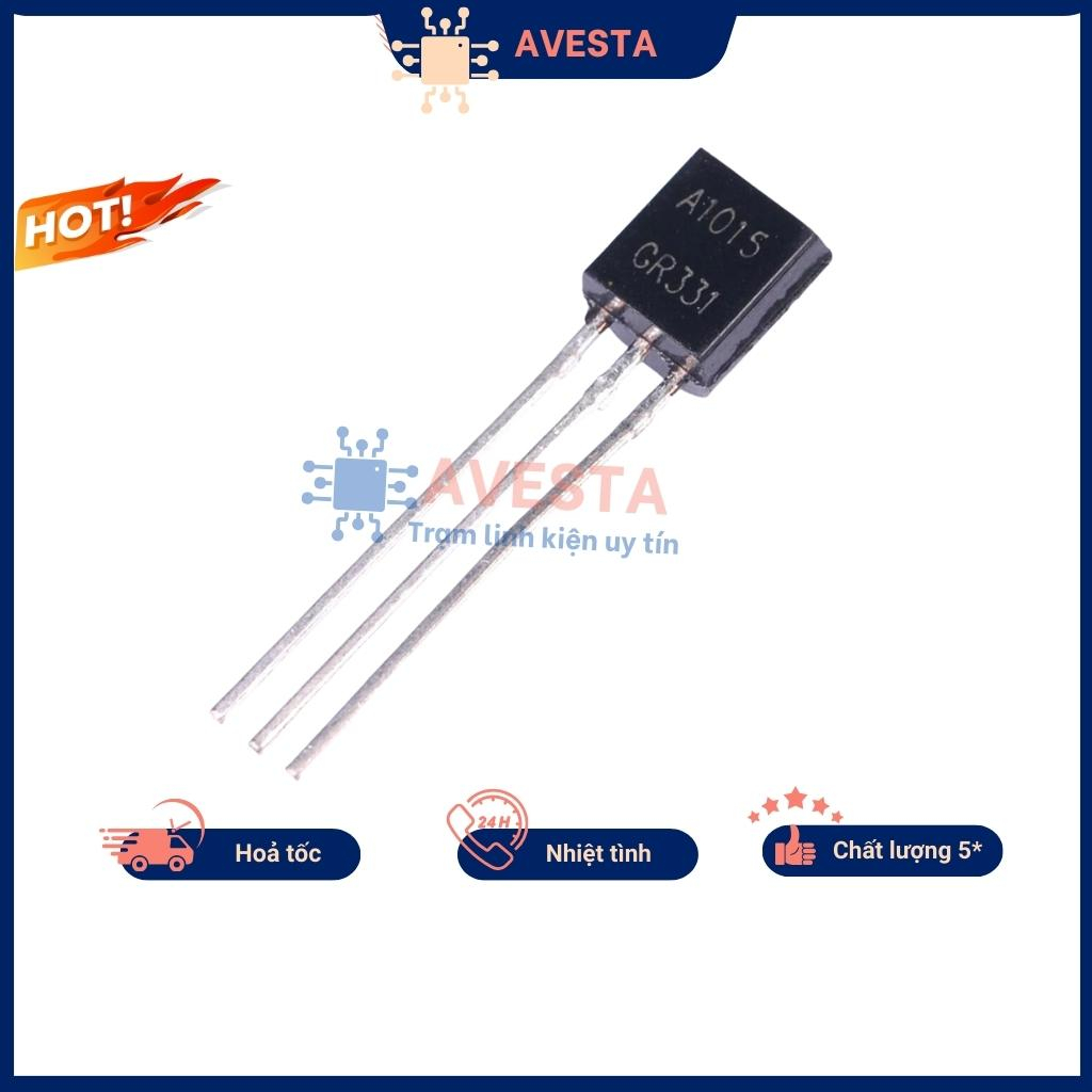 A1015 pnp transistor 0.15a 60v to-92 túi 10 con chất lượng tốt avesta