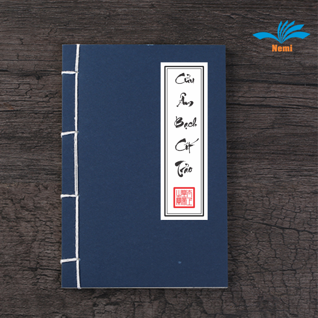 Sổ tay kiếm hiệp ghi chép võ công cổ trang bìa chữ tiếng việt dầy 100 trang giấy nâu xưa rất đẹp và thú vị