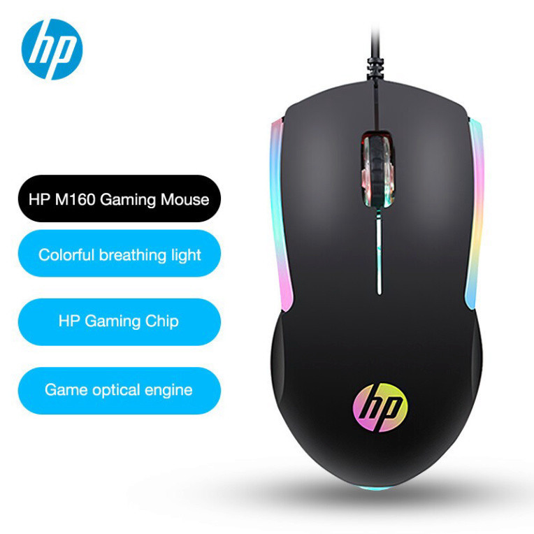 Chuột GAMING USB HP M160 CÓ LED