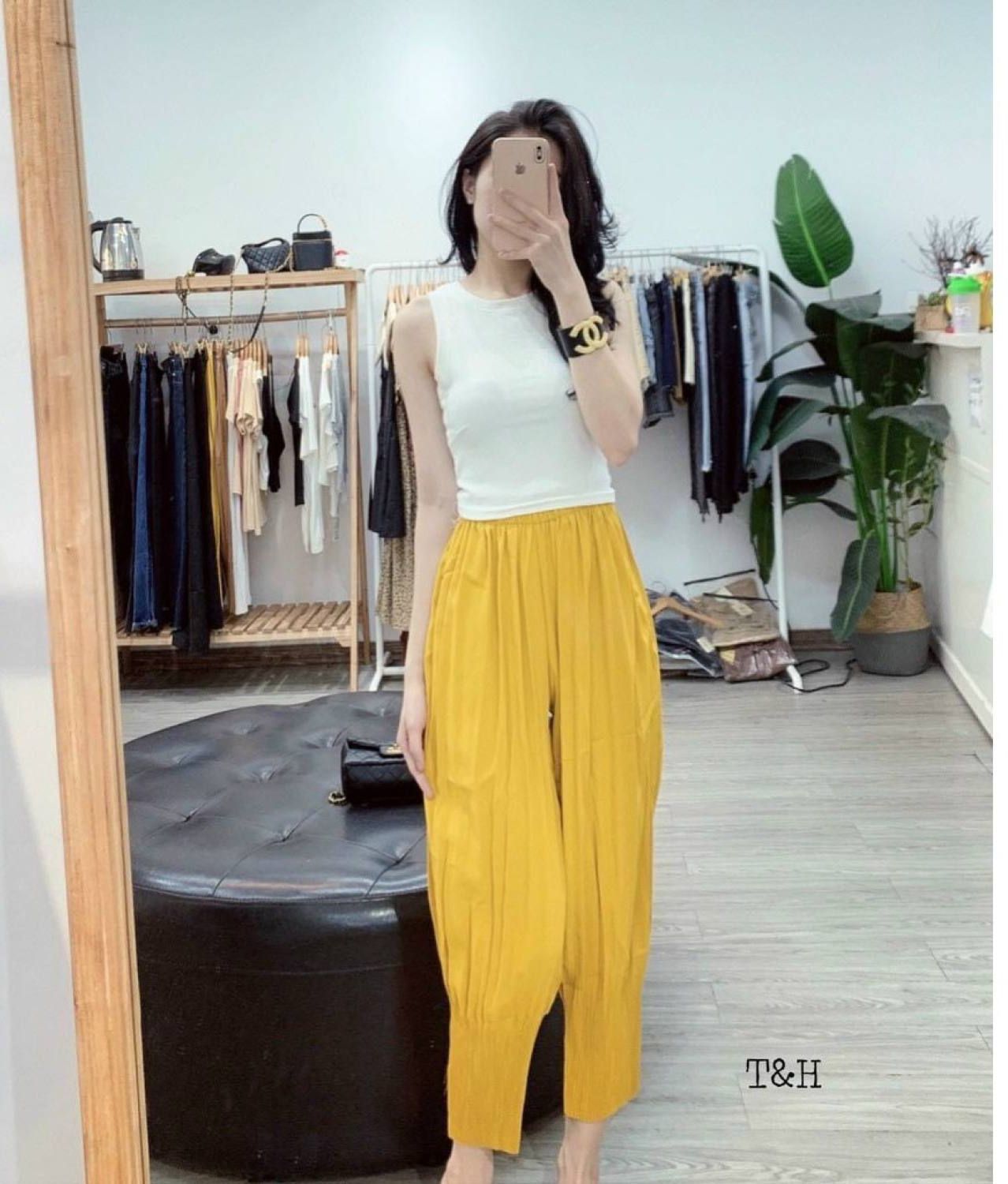 Quần bom dập ly to cá tính Hàng Quảng Châu