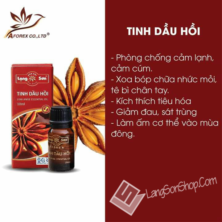 Tinh dầu Hồi nguyên chất Lạng Sơn