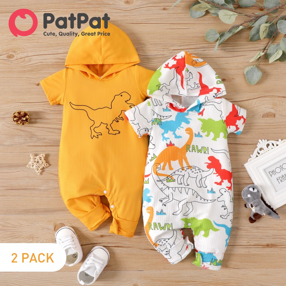 PatPat Suits Baby Bộ Đồ 2 Món Quần Áo Bé Trai Bộ Áo Liền Quần Ngắn ...