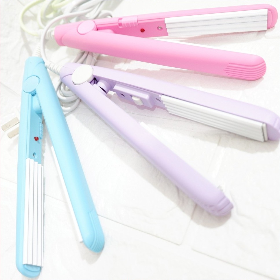 Máy bấm tóc & duỗi tóc mini nhỏ gọn tiện lợi