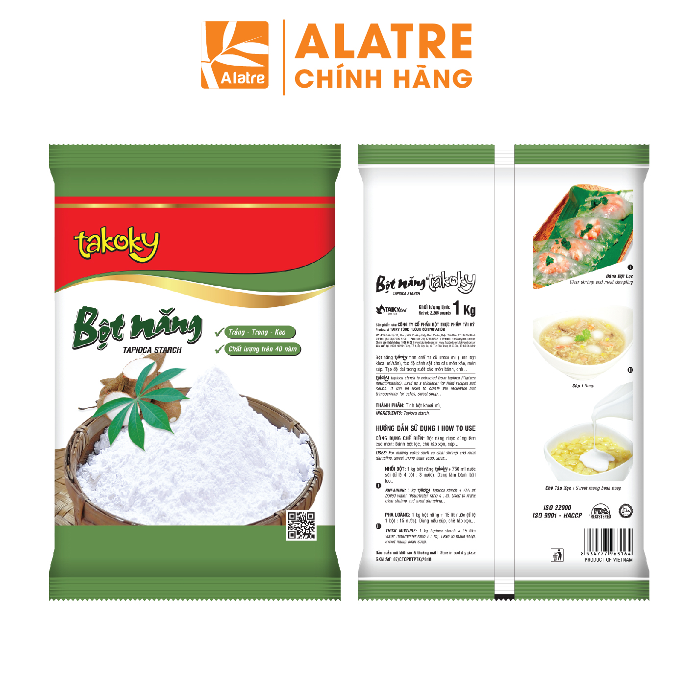 Bột năng Takoky gói 1kg