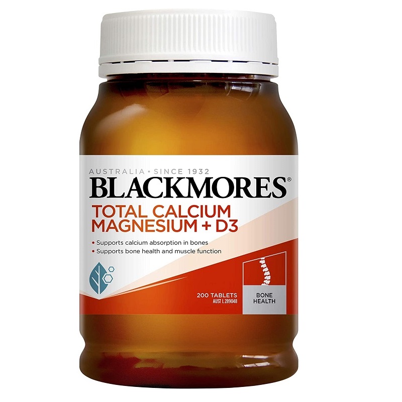 Blackmores Total Calcium and Magnesium + D3 200 Tablets