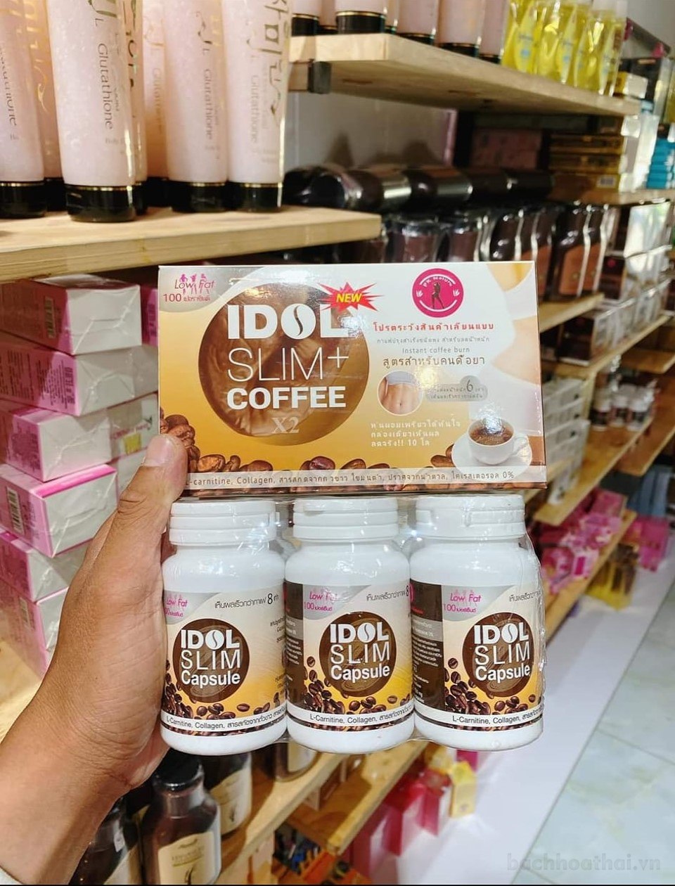 Cà phê giảm cân Idol Slim + Coffee X2 giảm mạnh Thái Lan
