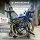 [NEW] TAKACHIA® TIIME SERIES Aluminum Version A20" Ultimate Lightweight Trifold Bike | 9 Speed External Gears Shimano Sora | Anti-Rust | Extreme Ultralight | Folding Bikes. 