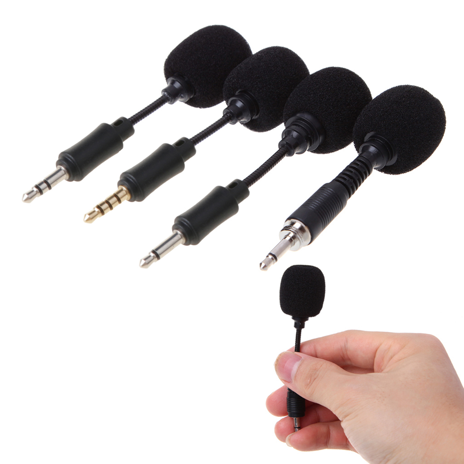 Điện Thoại Di Động Mini 3.5Mm Giao Diện Micrô linh hoạt Stereo Cho Điện Thoại Android