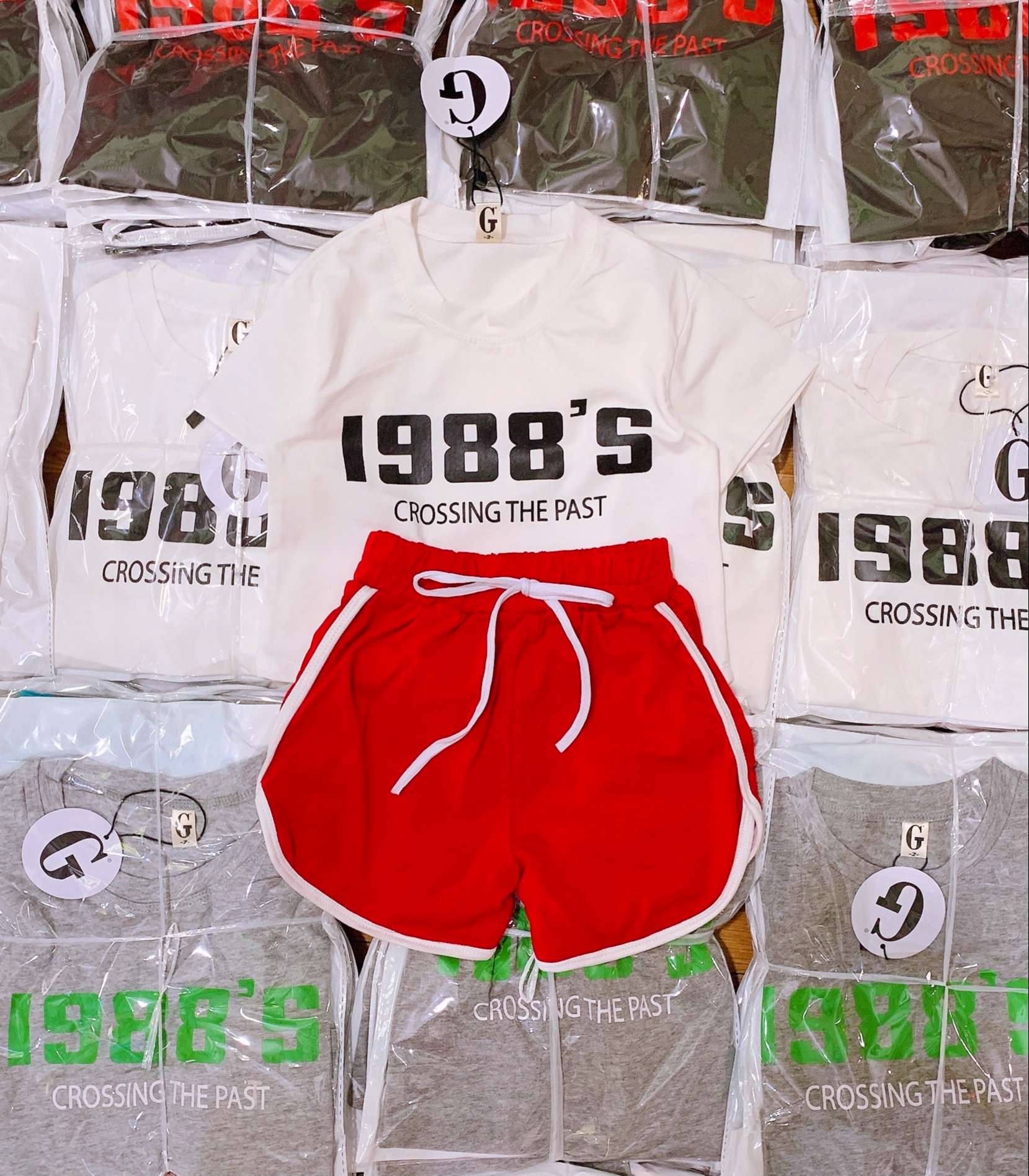 [Hoàn Tiền 6%] Lyvyshop - (Cotton SG chính phẩm) Bộ quần áo form Croptop cho bé gái siêu dễ thương từ 09-28kg