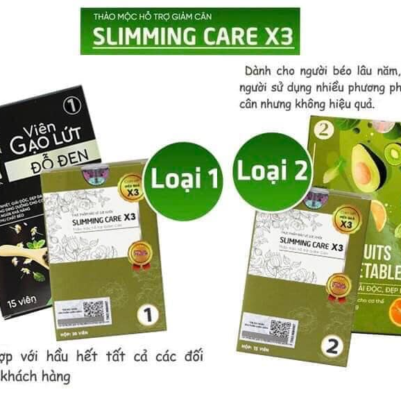Giam Cân  X3 (số 1) - tặng Detox bơ cam
