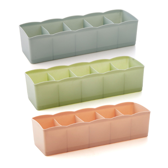 Multi-grids Cosmetics Underwear Socks Holder Storage Box Rack Sundries Organizer