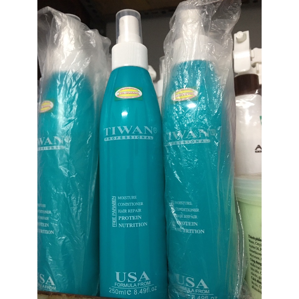 SỮA DƯỠNG TÓC TIWAN 250ML  chai xanh