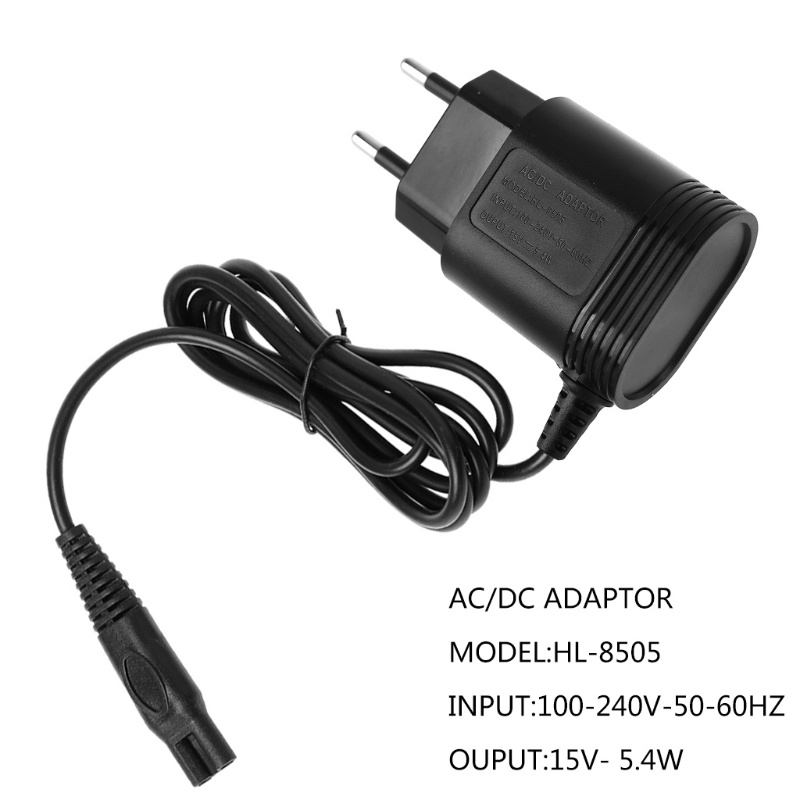 Củ sạc 2 chấu eu 2 chấu cho máy cạo râu hq8505 6070 6075 6090