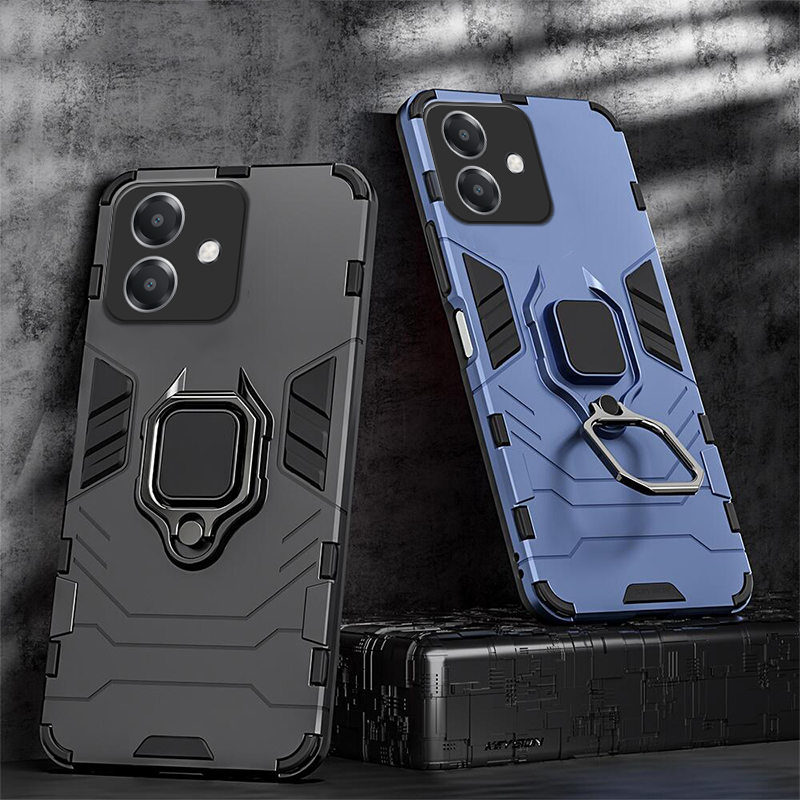 For OPPO A5i Case Shockproof Armor Stand with Holder Car adsorb Ring For OPPO A5i Back cover Phone Cases.