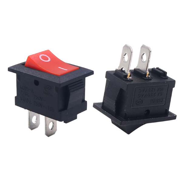 (2 cái) Công tắc bập bênh KCD1-101 6A-250V 15x21mm