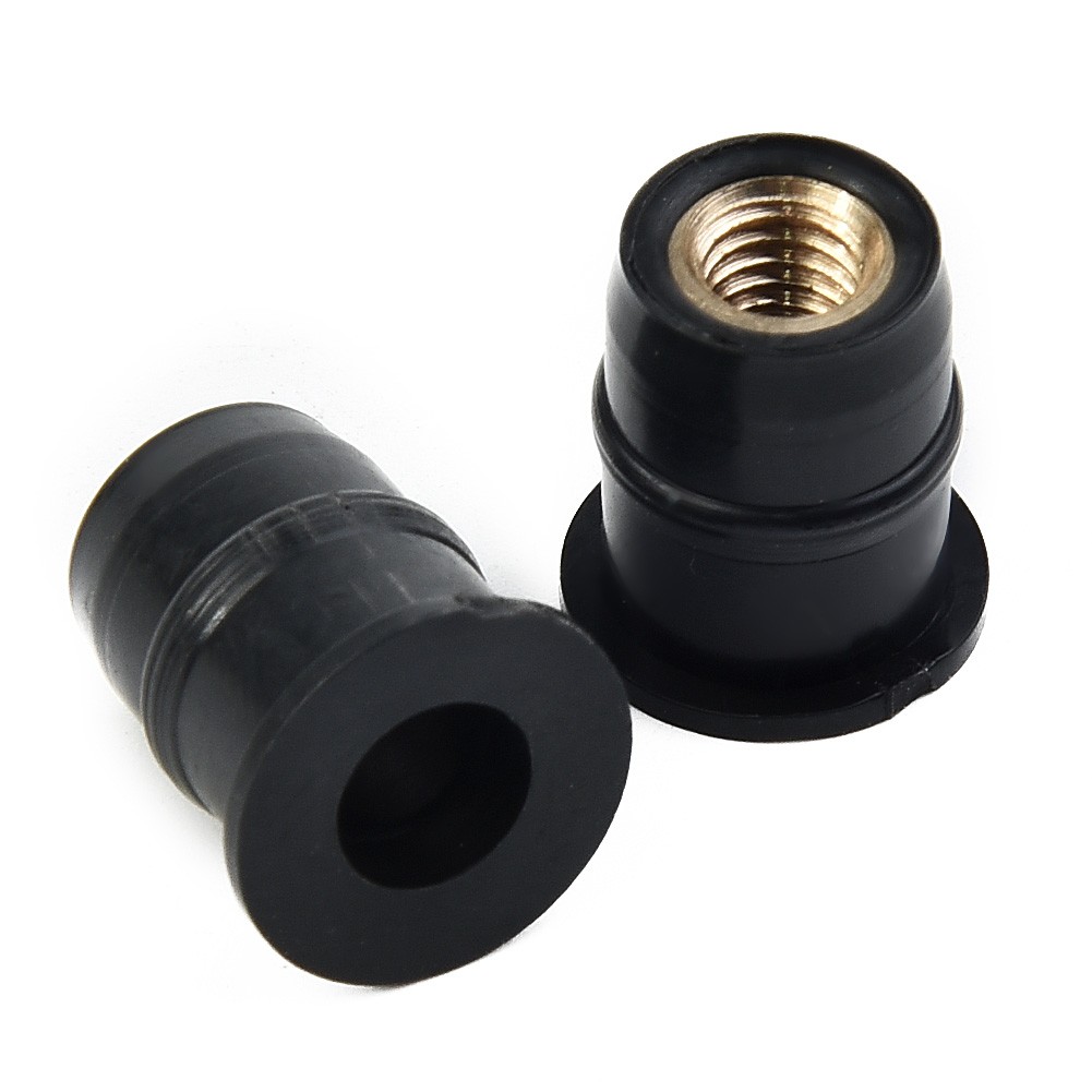 【Overauto】 For bodywork ATV applications Nuts Motorcycle Vibration Damper 5mm 10PCS set New