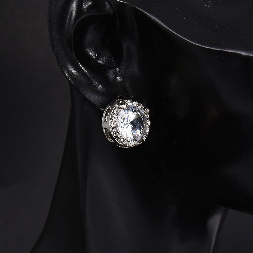 NEW%20Wo%20Girl%20White%20Rhinestone%20Round%20Metal%20Zircon%20Ear%20Stud%20Earrings%20Patry%20Earring%20Jewelry%20-%20Image%204